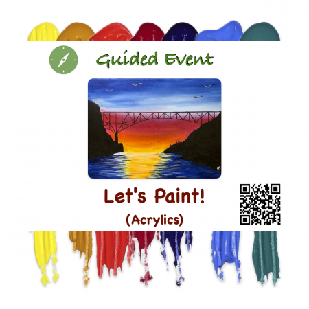 Let's Paint! Acrylics: Deception Pass - Apr 21st 2:30PM (Freeland)