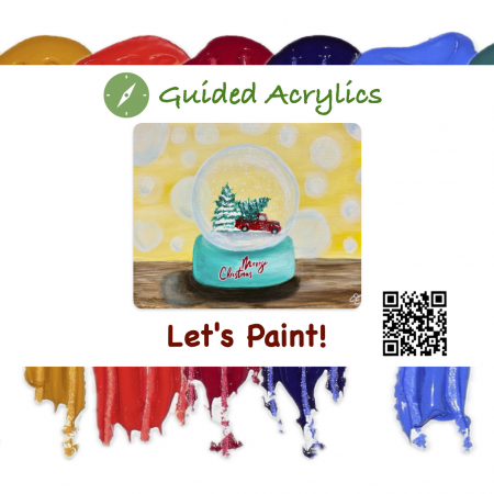Let's Paint! Acrylics: Snowglobe - Dec 13th 3:00PM (Freeland)