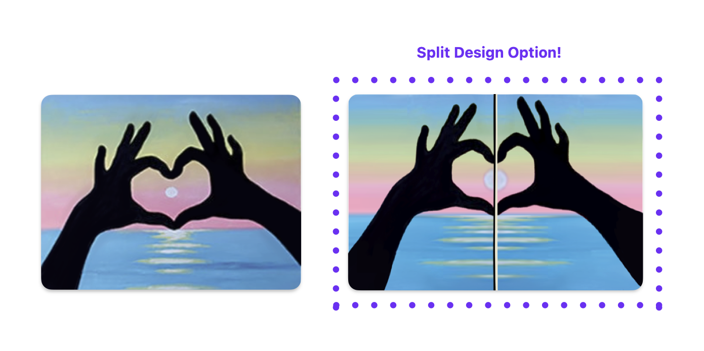 Let's Paint! Acrylics: Sunset Love - Feb 13th 6:00PM (Freeland) - Image 2