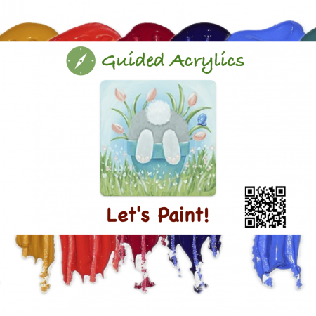 Let's Paint! Acrylics: Bunny Butt - Mar 27th 6:00PM (Freeland)