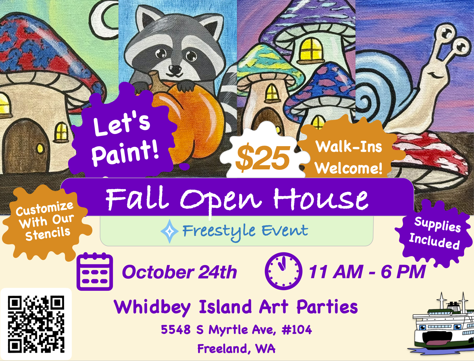 Let's Paint! Acrylics: Fall Open House