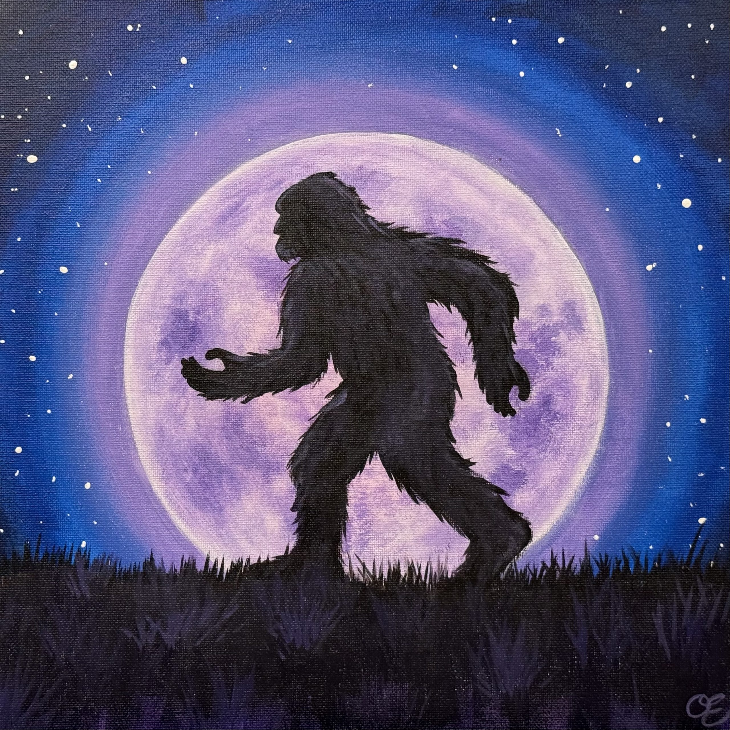 Let's Paint! Acrylics: In The Moonlight - Image 2