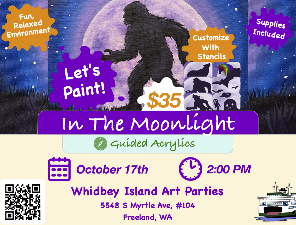 Let's Paint! Acrylics: In The Moonlight